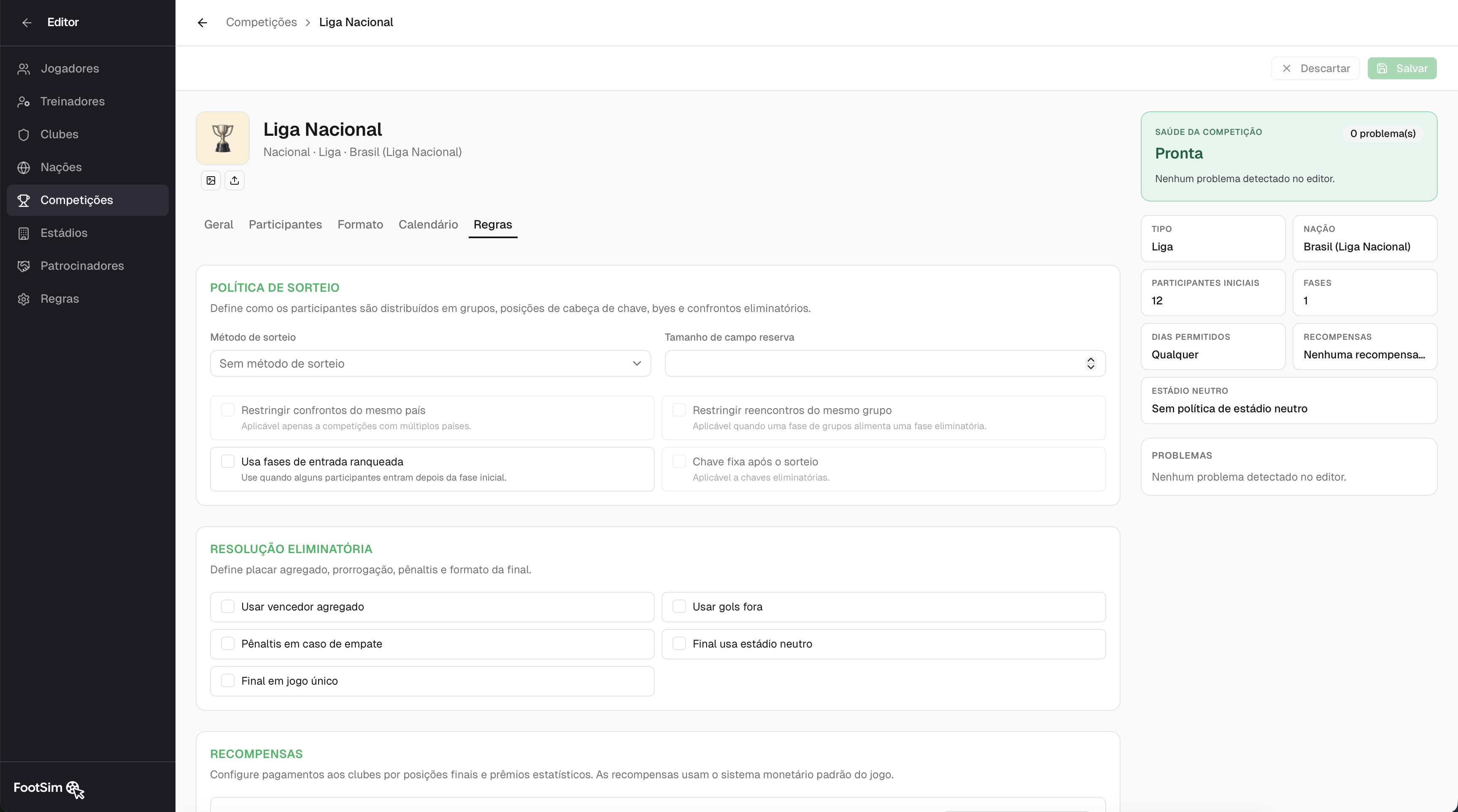 Editor de base: exportar e compartilhar packs com a comunidade.